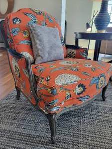 A pair of Down Filled Armchairs. Were $8,000 new.
