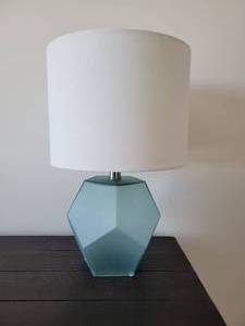 Surya Kelsey Geometric Table Lamp.