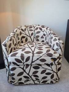 Swivel Armchair by Wesley Hall. Hardly used, guest room chair.