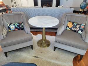 A Pair of Living Room Armchairs. Were $6,000 new.