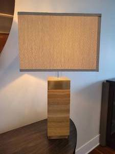 A substantial Marble Table Lamp.