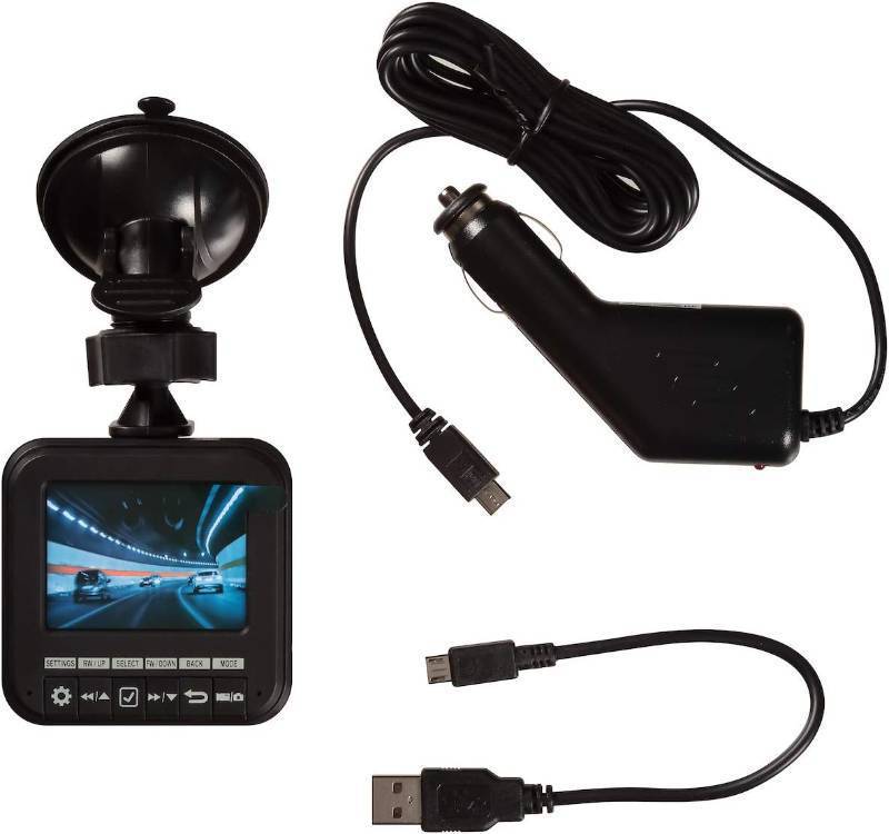 lot 802 image: NEW PEAK LED Dash Cam, 2.4 Color LCD Monitor
