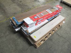 lot 120 image: Pallet of Store Overstock Store and Ecommerce Product and Returns - Flooring