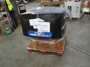lot 128 image: Pallet of Store Overstock Store and Ecommerce Product and Returns - 3 Saluspa Hot Tubs