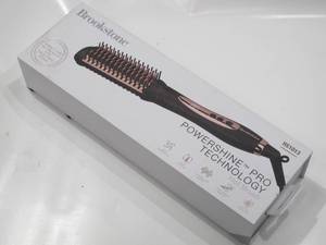 lot 815 image: Brookstone Powershine Pro Hot Brush - Professional Grade Hair Dryer Brush HS1013