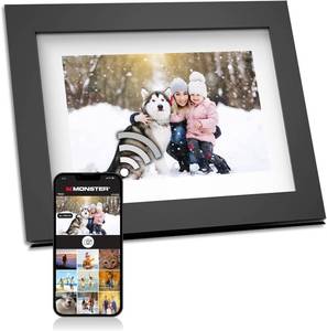 lot 819 image: Monster Smart Home 8-inch Digital Picture Frame with 16GB of Photo Storage, 1280p Display