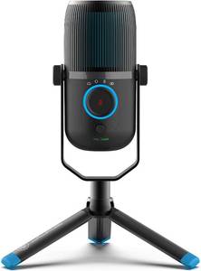 lot 820 image: JLab Talk USB Microphone, USB-C Output, Cardioid, Omnidirectional, Stereo or Bidirectional, 96k Sample Rate, 20Hz, 20kHz Frequency Response, Volume, Gain Control, Quick Mute, Plug & Play