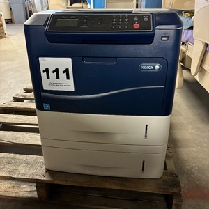 lot 26 image: MSRP $5000 Xerox Phaser 4622 65PPM Black and White Printer - Installed With Main Memory Size - 256Mbytes Plus Duplex Tray Installed - Excellent Working Condition Tested As Working