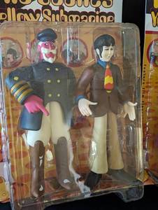 lot 41 image: McFarlane Toys Beatles Yellow Submarine Paul and John Figurines