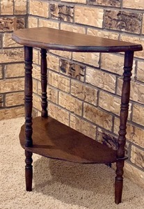 lot 89 image: Vintage Petite Two Shelf Side Table