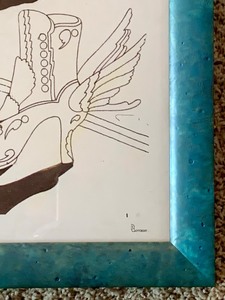 lot 14A image: Beatles Yellow Submarine Framed Poster
