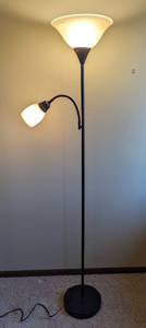 lot 59 image: Bronze Floor Lamp