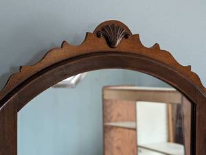 lot 15 image: Gorgeous Antique Wood Vanity