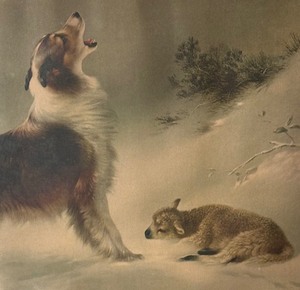 lot 180 image: W. Hunt Found Framed Print