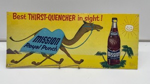 Mission Royal Punch Soda Pop Tin Sign