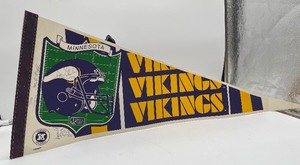 Minnesota Vikings autographed Pennant