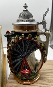 Corzelius Germany Beer Stein and Wood Box
