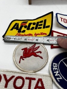 Lot of 9 Vintage Car Brand Embroidered Sew On Patches