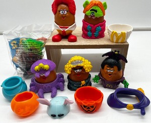 McDonalds Chicken Nuggest Happy Meal Toys Halloween Buddies