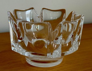 lot 38 image: Orrefors Crystal Corona Bowl