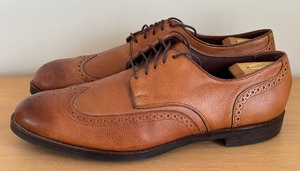lot 44 image: Pair of Mens Allen Edmonds Feather Weli Size 15D Shoes