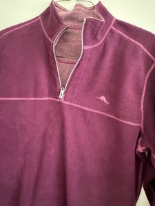 lot 46 image: Mens Tommy Bahama Half Zip Pull Over