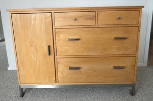lot 11 image: Room and Board Style Storage Cabinet  Dresser