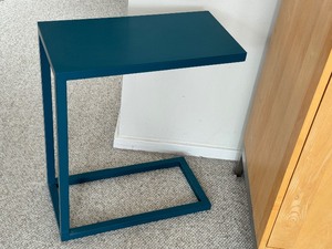 lot 50 image: Aqua Metal Side Table