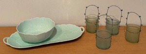 lot 80 image: Shades of Aqua Home Items