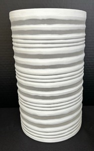 lot 99 image: Three Wonderful Decorative White Vases