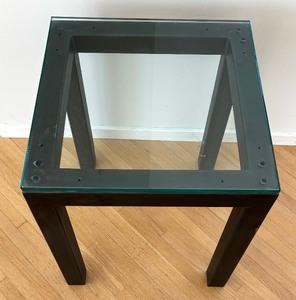 lot 107 image: Crate and Barrel Parsons End Table