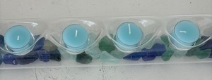 lot 109 image: Shades of Blue Decorative Home Decor Items