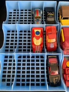 lot 134 image: Collection of Vintage Toy Cars and Vintage Car Case Deluxe