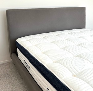 lot 3A image: Gray Neutral King Bed Frame