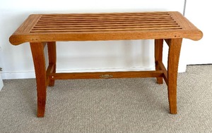 lot 164 image: Wooden Bench by Smith & Hawken