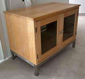lot 190 image: Room and Board Custom Linear Cabinet