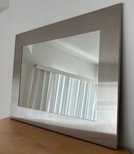 lot 192 image: Decorative Metal Framed Wall Mirror
