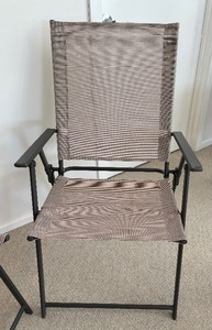 lot 210 image: Two Folding Chairs