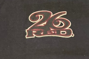 lot 219A image: 26 Red Vintage T-Shirt