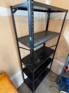 lot 275 image: Metal Five Shelf Storage Unit