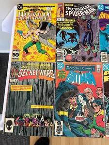 lot 277 image: Ten Vintage Comic Books Including DC and Marvel