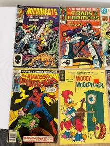 lot 280 image: Eight Vintage Comic Books Including DC and Marvel