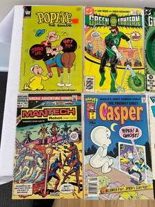 lot 281 image: Eight Vintage Comic Books Including Harvey and Gladstone
