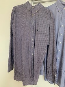 lot 92A image: Three Mens Long Sleeve Shirts including Ralph Lauren