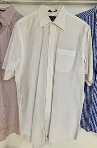 lot 96A image: Three Mens Button Down Shirts by Nordstrom and Top Shelf