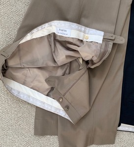 lot 101A image: Mens Khaki and Blue Casual Pants