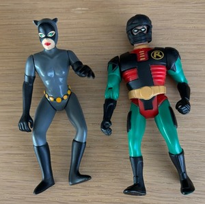 lot 126 image: Collection of Action Figures including Batman, Robin, Ninja Turtle, Darth Vader, Beetlejuice and More