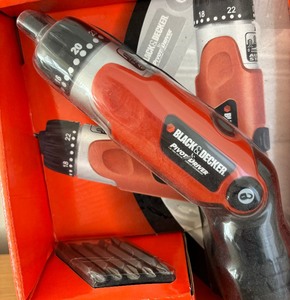 lot 292 image: New Black & Decker 3 Position Cordless Screwdriver