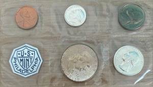 lot 320 image: 1963 US Philadelphia Mint Coin Proof Set