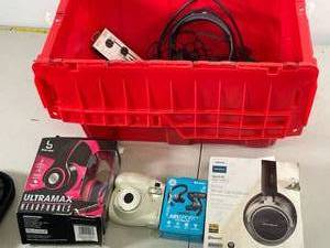 lot 48 image: Random Headphones box Bin included